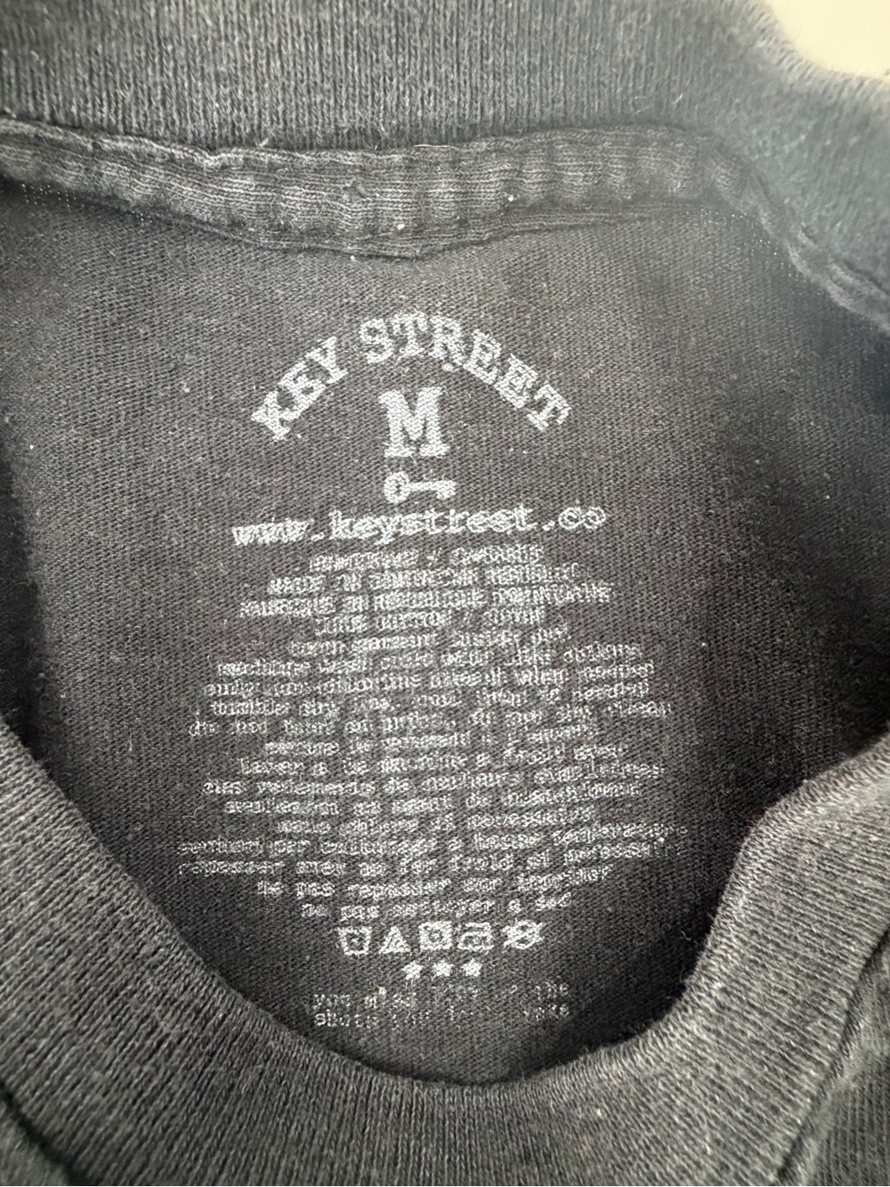 KEY ST Black Graphic Tee - Car Parts Logo - Picture 4 of 4